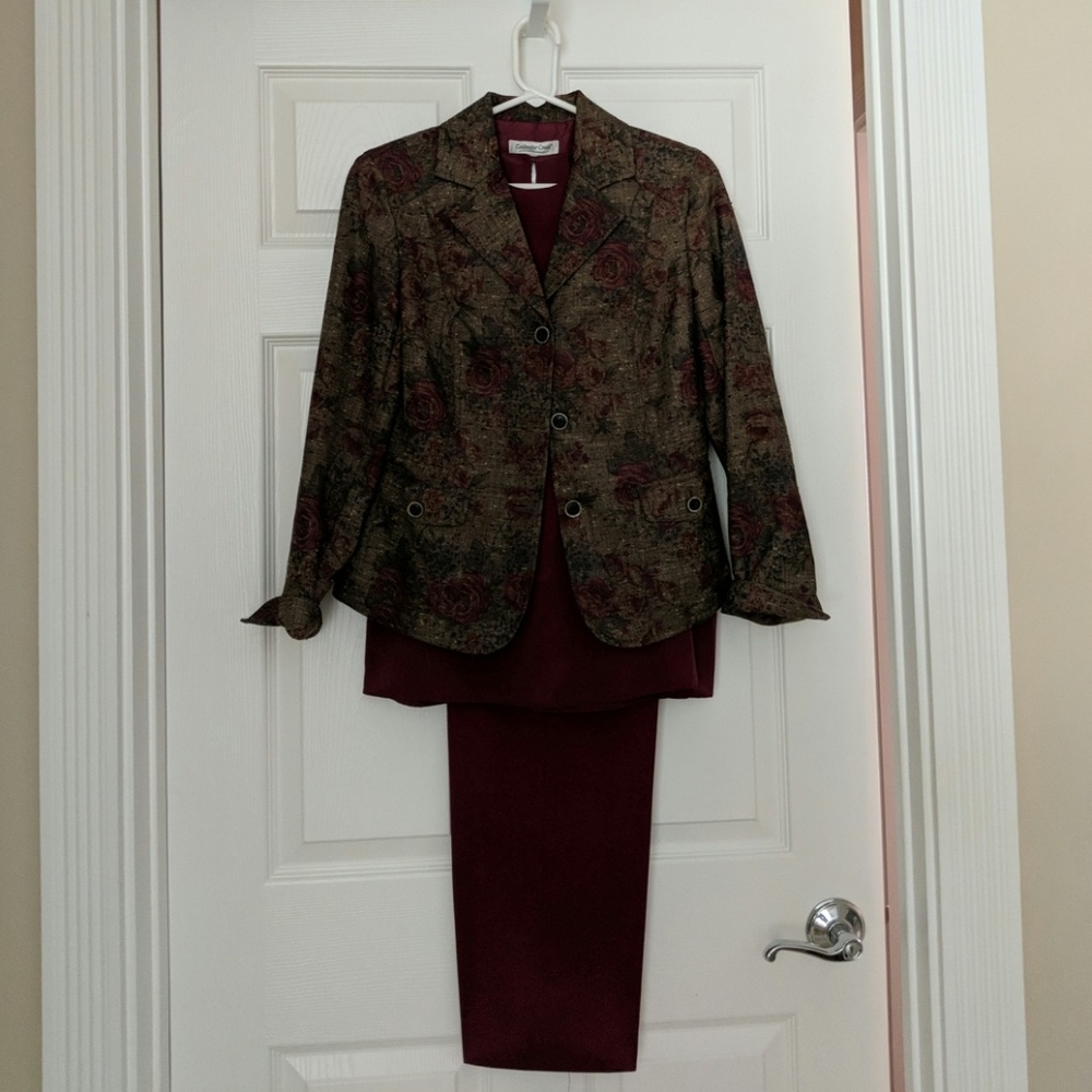 Women's suit jacket, shell and matching slacks